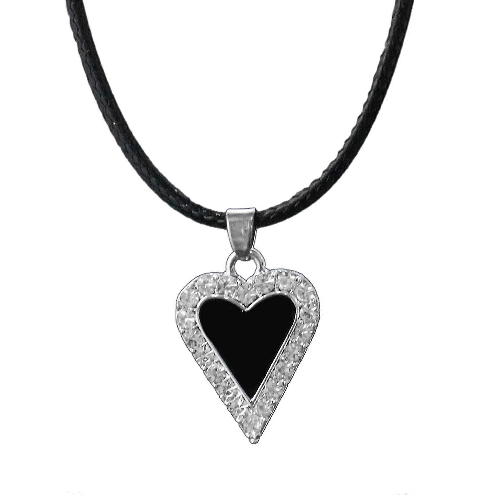 Collier gothique élégant avec pendentif étoile à cinq branches, chaîne de clavicule réglable en cuir pour un usage quotidien