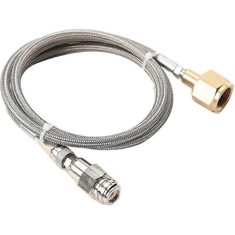 Co2-adapter Høytrykksslange for blå vannkarbonatorer i hjemmet CO2-overføring 1,5 m overføringsslange
