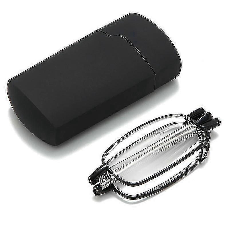 Secure Fit Armless Ultralight Foldable Reading Glasses With Universal Pod Case