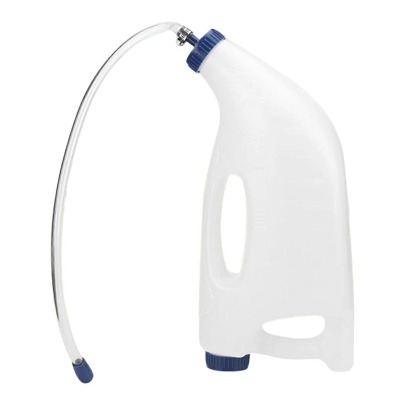 Porte-bouteilles de lait pour veaux 4L avec poignée ergonomique et biberon de lait pour veau à longue bouche terne pour l’alimentation