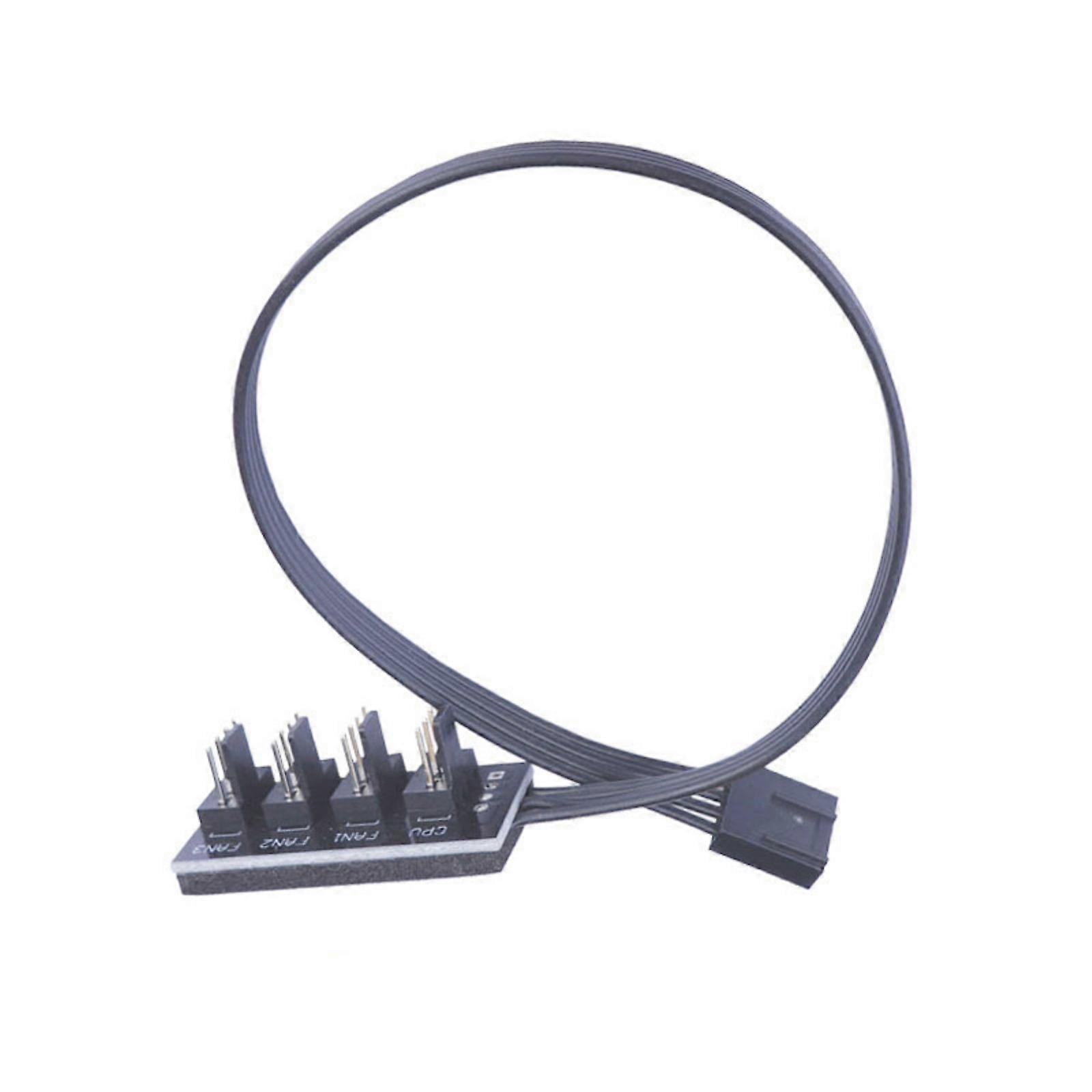 Güç Kablosu Hub Splitter Adaptörü 1 - 4/5 4Pin PWM CPU Soğutucuları Kasa Bilgisayar Kasası 4Pin için Chasis Soğutma Fanı Kablosu