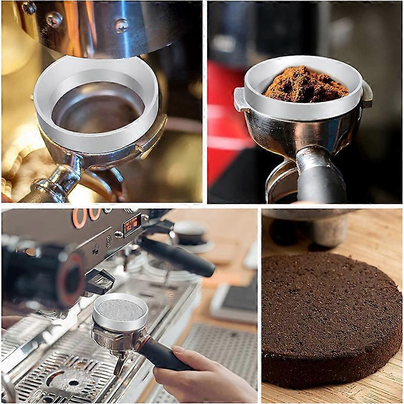 51mm Coffee Dosing Ring, Aluminum Coffee Dosing Ring with Puck Screen