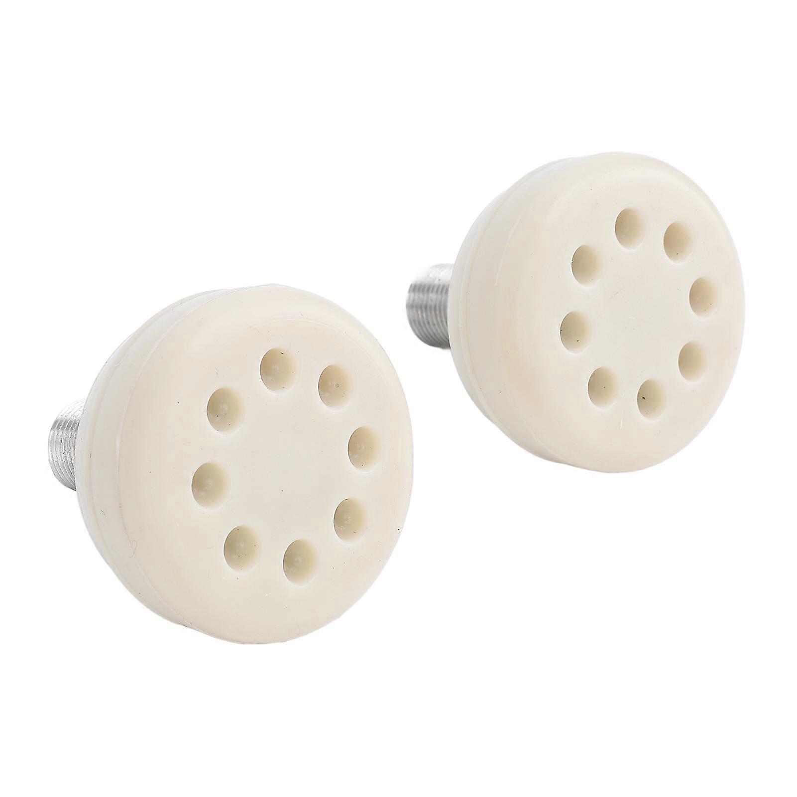Roller Skate Toe Stops Rubber 5.5x6cm Lightweight 2pcs Replacement