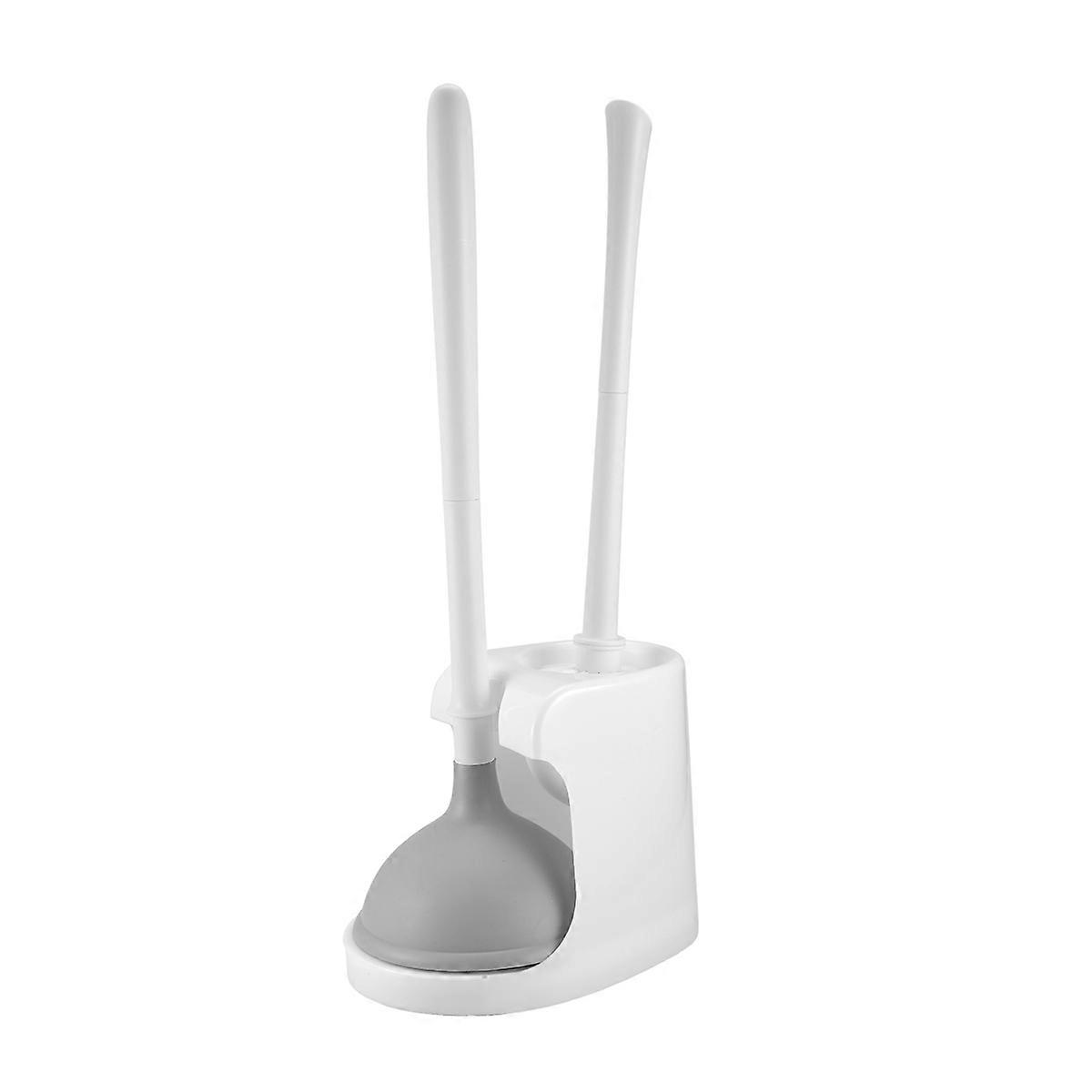 Toilet Plunger and Brush 2-In-1 Toilet Bowl Brush Plunger Set A