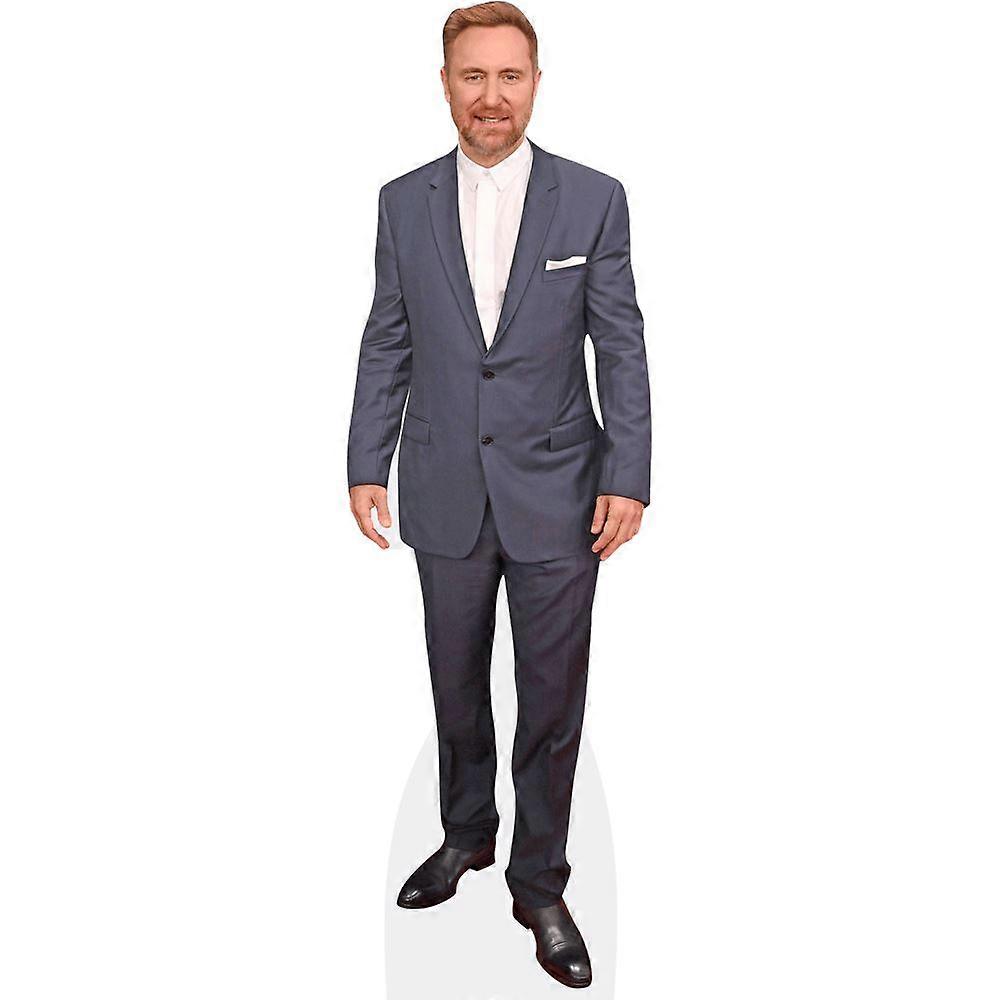 David Guetta (Navy Suit) Cardboard Cutout (lifesize OR mini size). Standee. Stand Up.