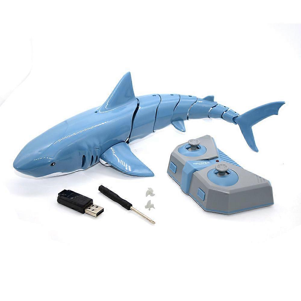 BABYHOME TEMI Remote Control Shark 1:18 High Simulation Scale Fish With Light & Spray Water For Lake Bathroom Pool Toys For Kids Boys Halloween Christ