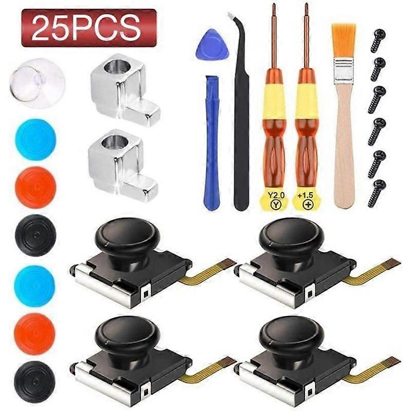 3D Analog Joystick Repair Kit for Nintendo Switch - SURENHAP - 25PCS