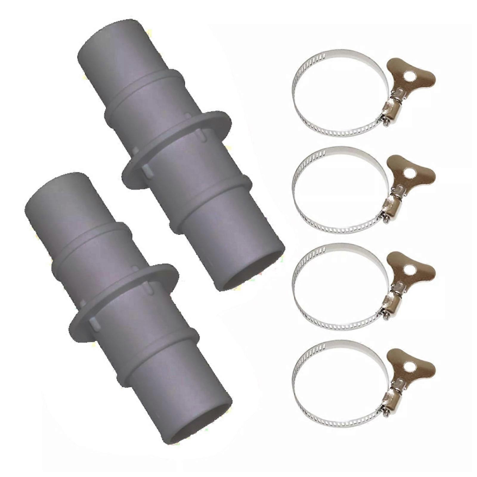 Pool Hose Adapter Set Flexible Pool Pipe Joint Hose Connector Hose Conversion Adapter for Pool Maintenance System