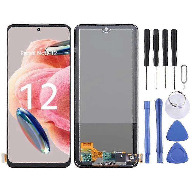 Cell Phone Replacement LCD Touch For Xiaomi Redmi Note 12 4G TFT LCD With Digitizer, Full Assembly, No Fingerprint