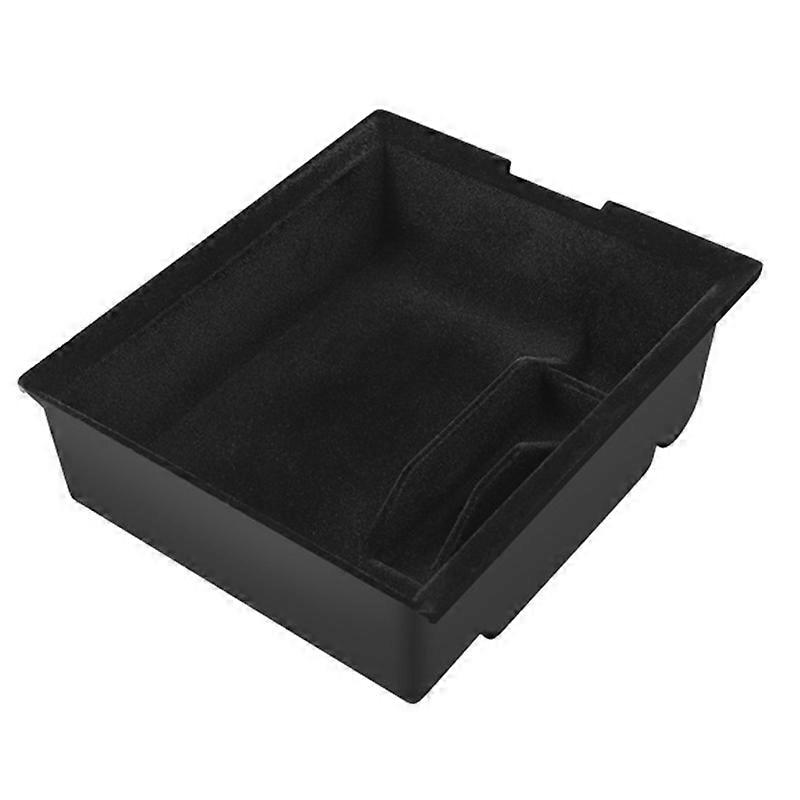 For Tesla Model 3/Y ABS+Flocking Car Centerrol Trash Can Bin Organizer Storage Box Garbage