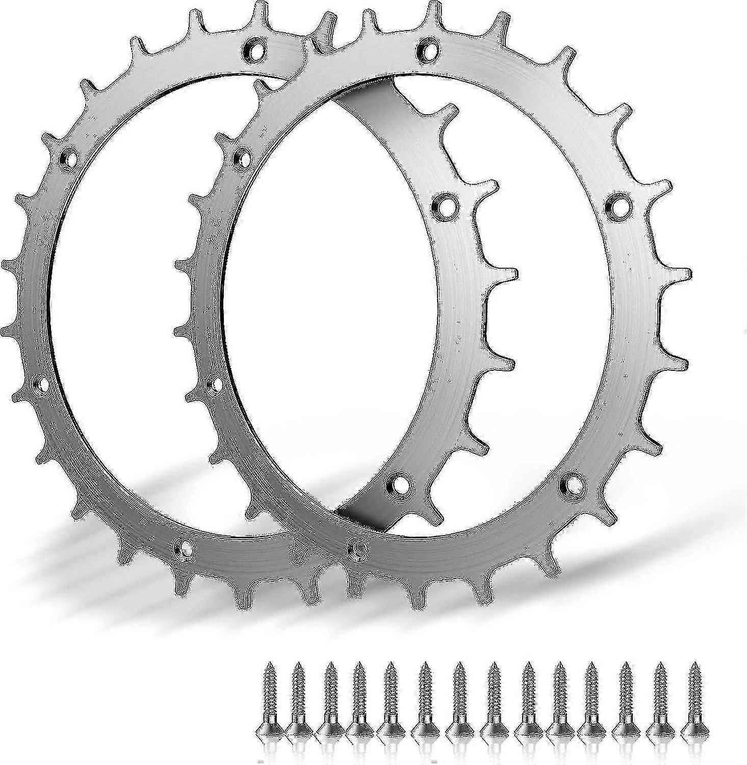 Bosch Indego Xs 300 400 500 M700芝刈り機用の2パックステンレス鋼スパイクは、ロボット芝刈り機用のトラクション強化で細かくバリ取りされ、14ステンレスST