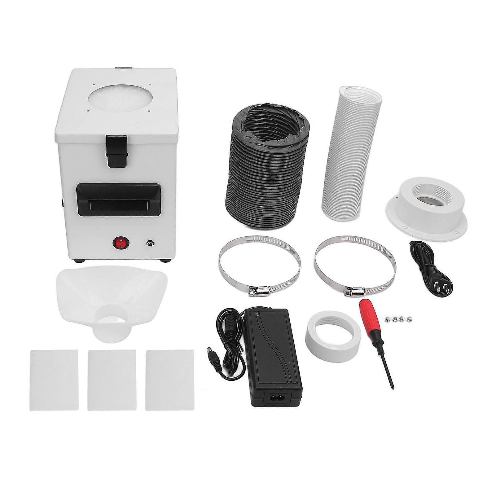 Kit d’extraction de fumées de soudure Plancher de bureau Système de filtration en 3 étapes Absorbeur de paillasse Outils de soudage électronique