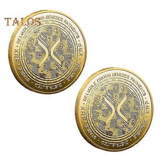 XRP Coin Commemorative Coin Symbol of Financial Innovation XRP Ethereum Coin Highlighting Leading Digital Coins Gift for Enthusiasts Educational