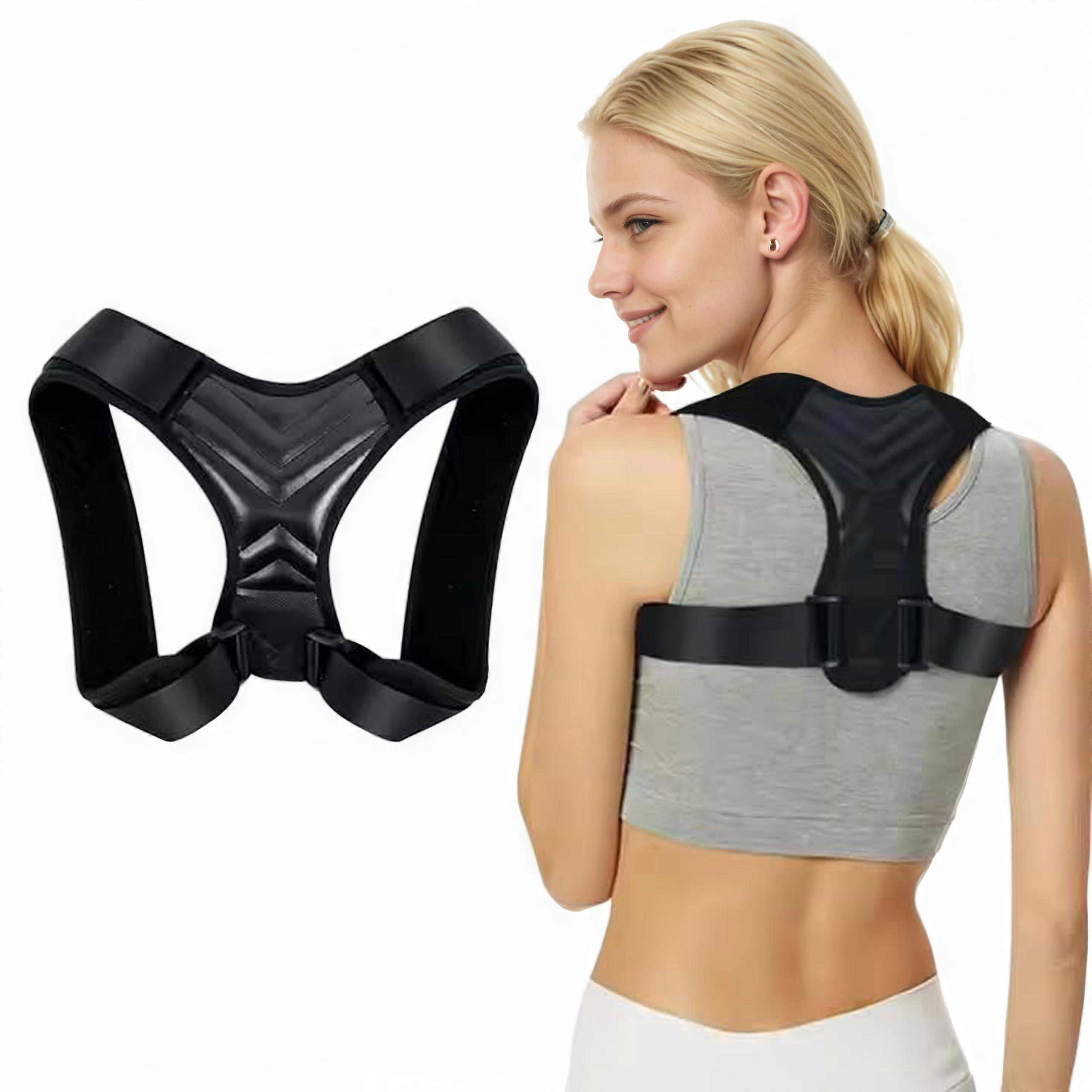 Adjustable Posture Corrector Back Brace for Men Women – Full Back Support, Shoulder Straightener