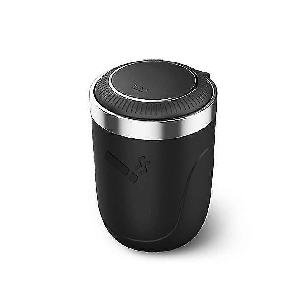 Portable Auto Car Ashtray Cigarette Cup Ash Holder With LED Light Lid Detachable