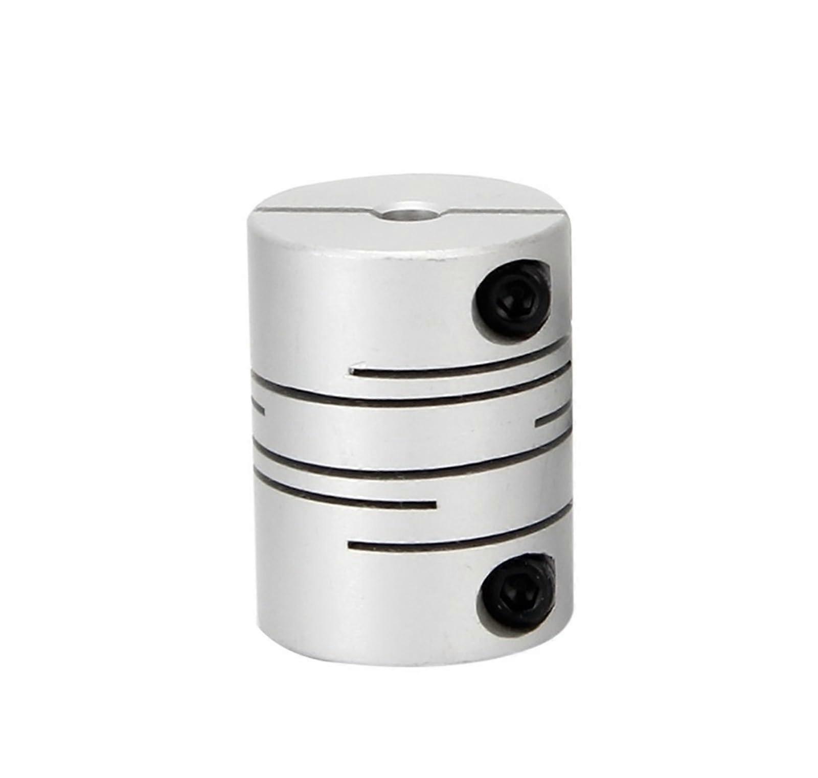 Aluminum Rigid Shaft Coupling D25L30 10X10mm CNC Alloy Parallel Clamping for Stepper Motor Encoder Applications