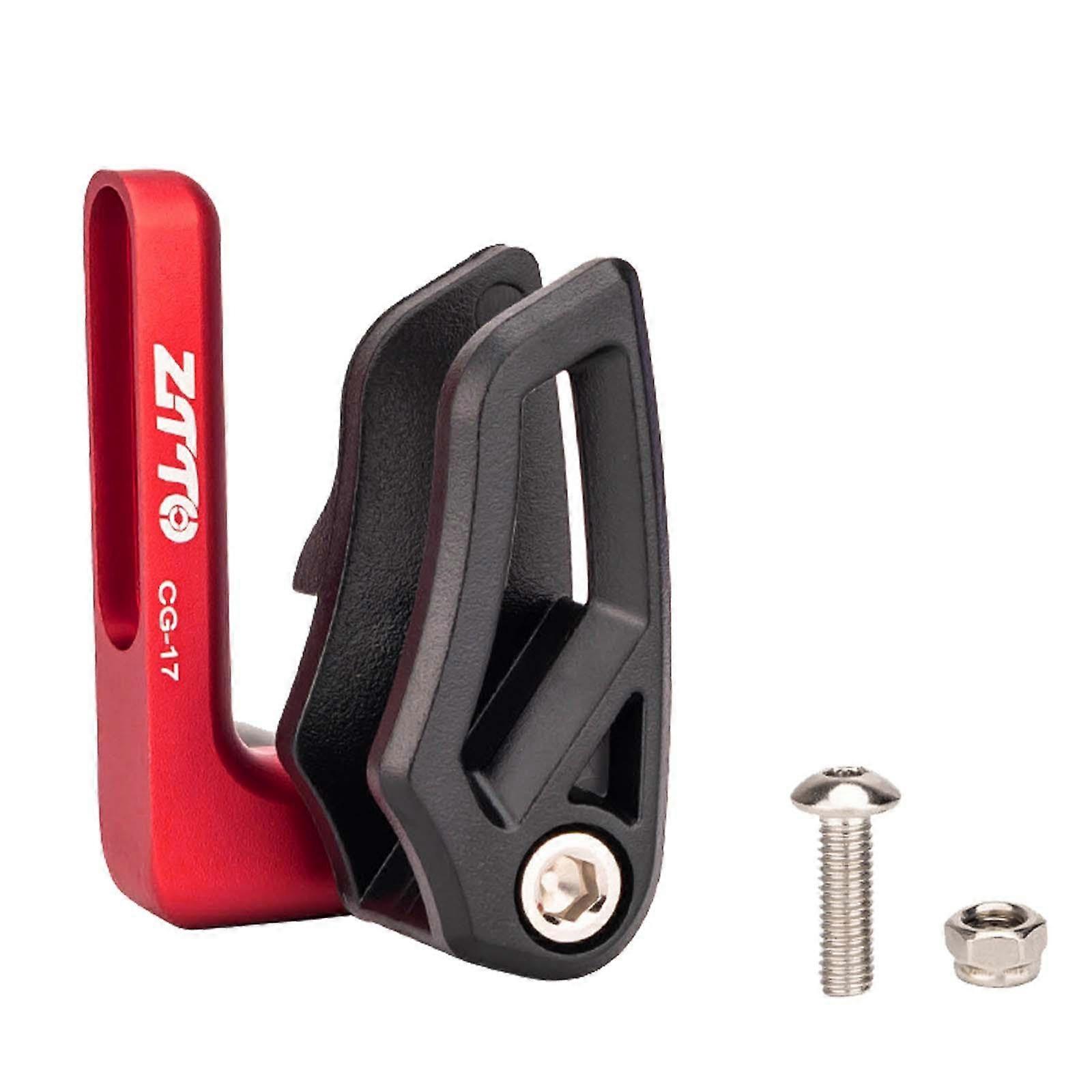 Bike Chain Guide Stabilizer Aluminum Alloy Clamp Guard for Single Disc Sprocket - Anti Chain Drop for Road and Mountain Bikes
