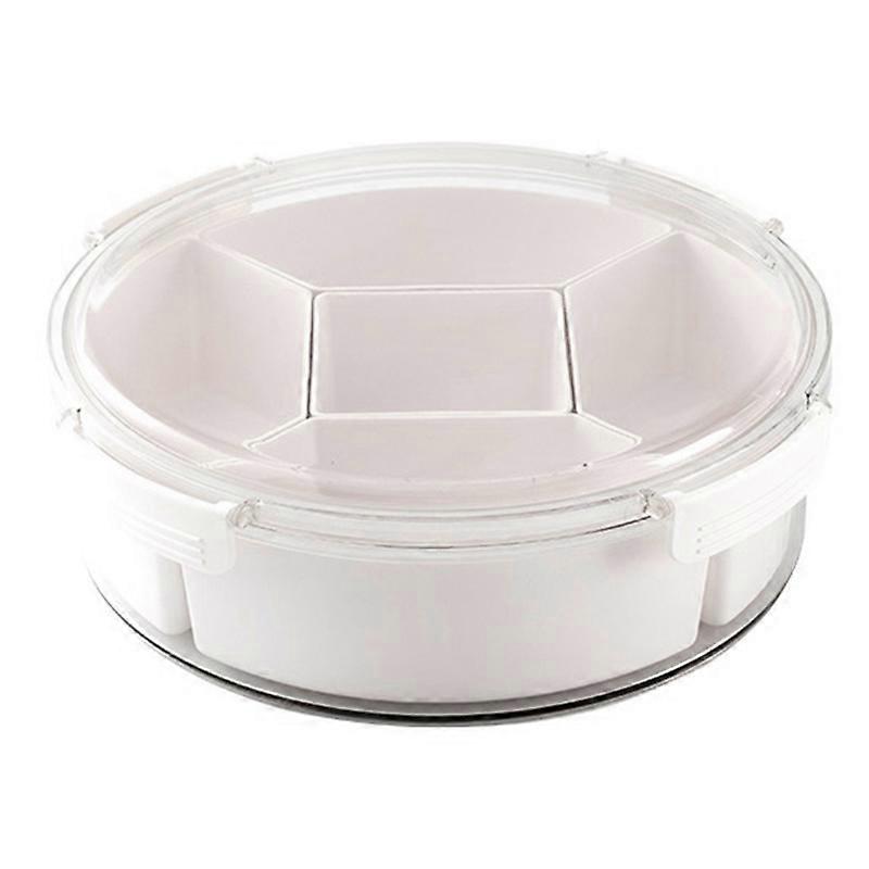Multigrid Candy Tray with Lid Divided-Grid Dried Fruit Storage Box B