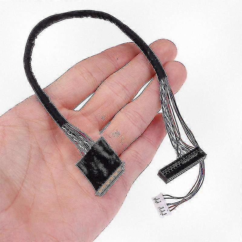 40 Pin Single Channel 6 Bit LVDS LCD Screen Cable for Monitor Display Replacement