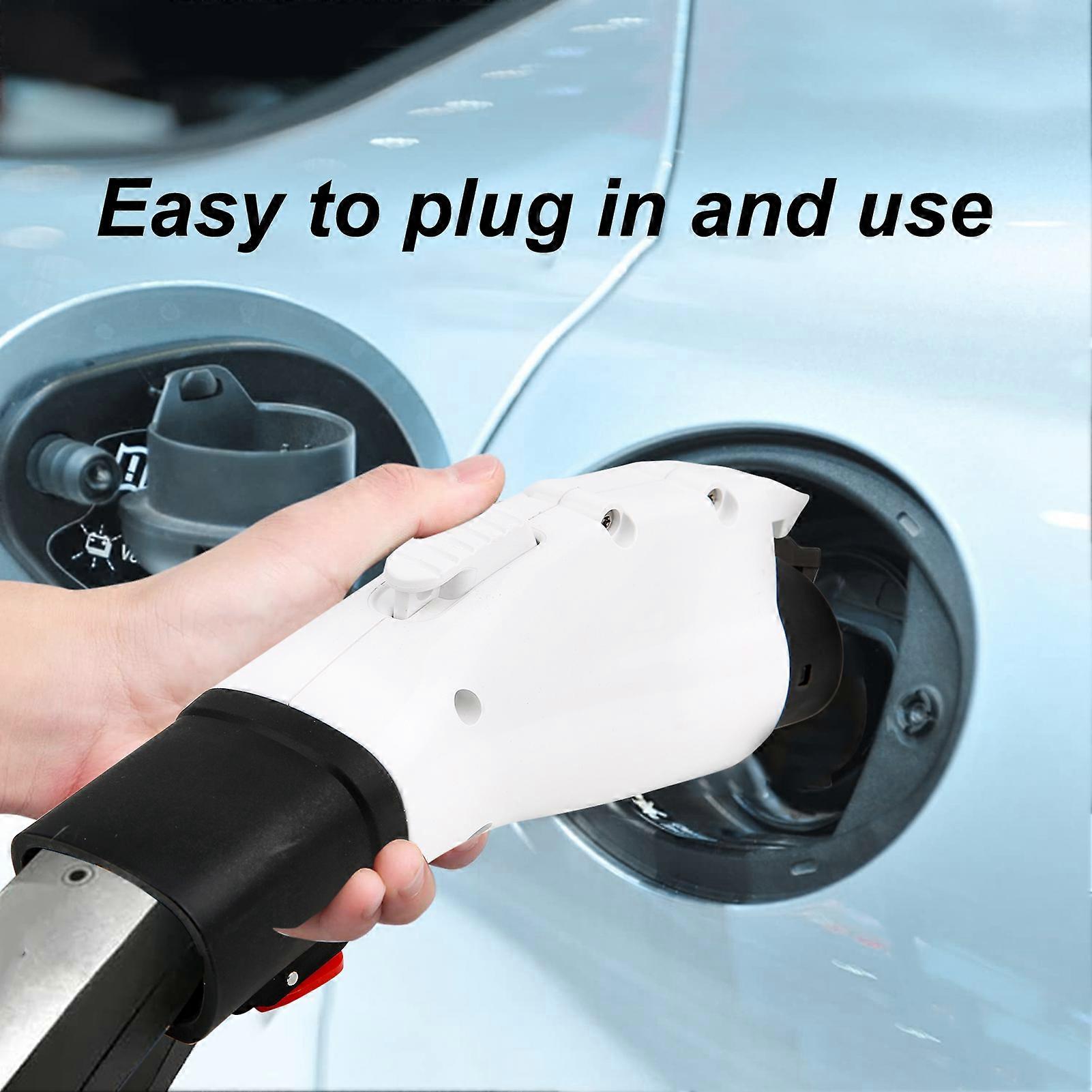 fast is suitable for Tesla head conversion standard J1772 charging adapter White American Standard