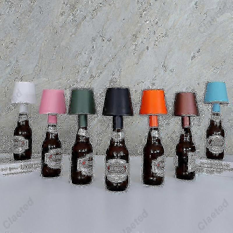 Led Wine Bottle Lamp Head Table Lamp Removable And Removable Portable Charging Decoration For Atmosphere Night Light Bar Cafe