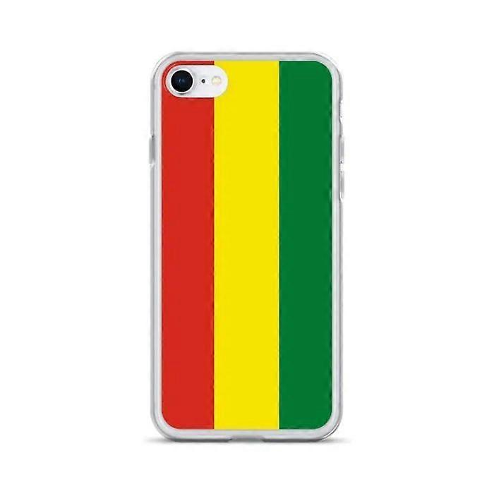 iPhone Case - Bolivia Flag - iPhone 6S - Soft Silicone - Thin and Lightweight Design - Multicolored
