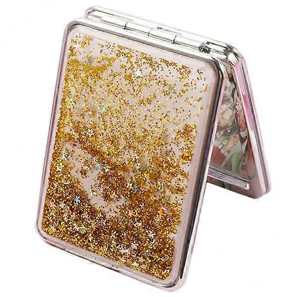 8x Double Side Folding Compact Mirror Portable Travel Vanity