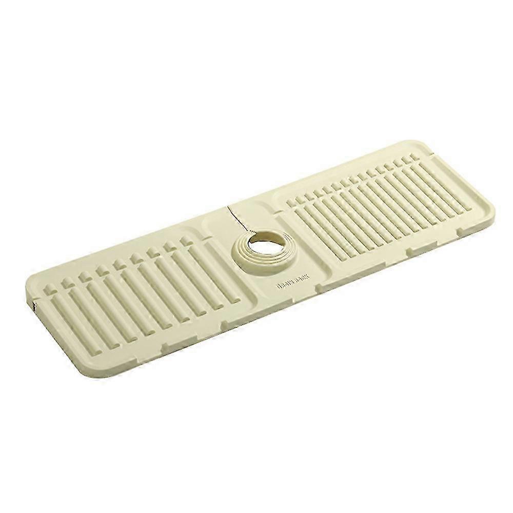 Faucet Guard and Draining Mat for Fast-Drying Sink Trays in Kitchen and Bathroom