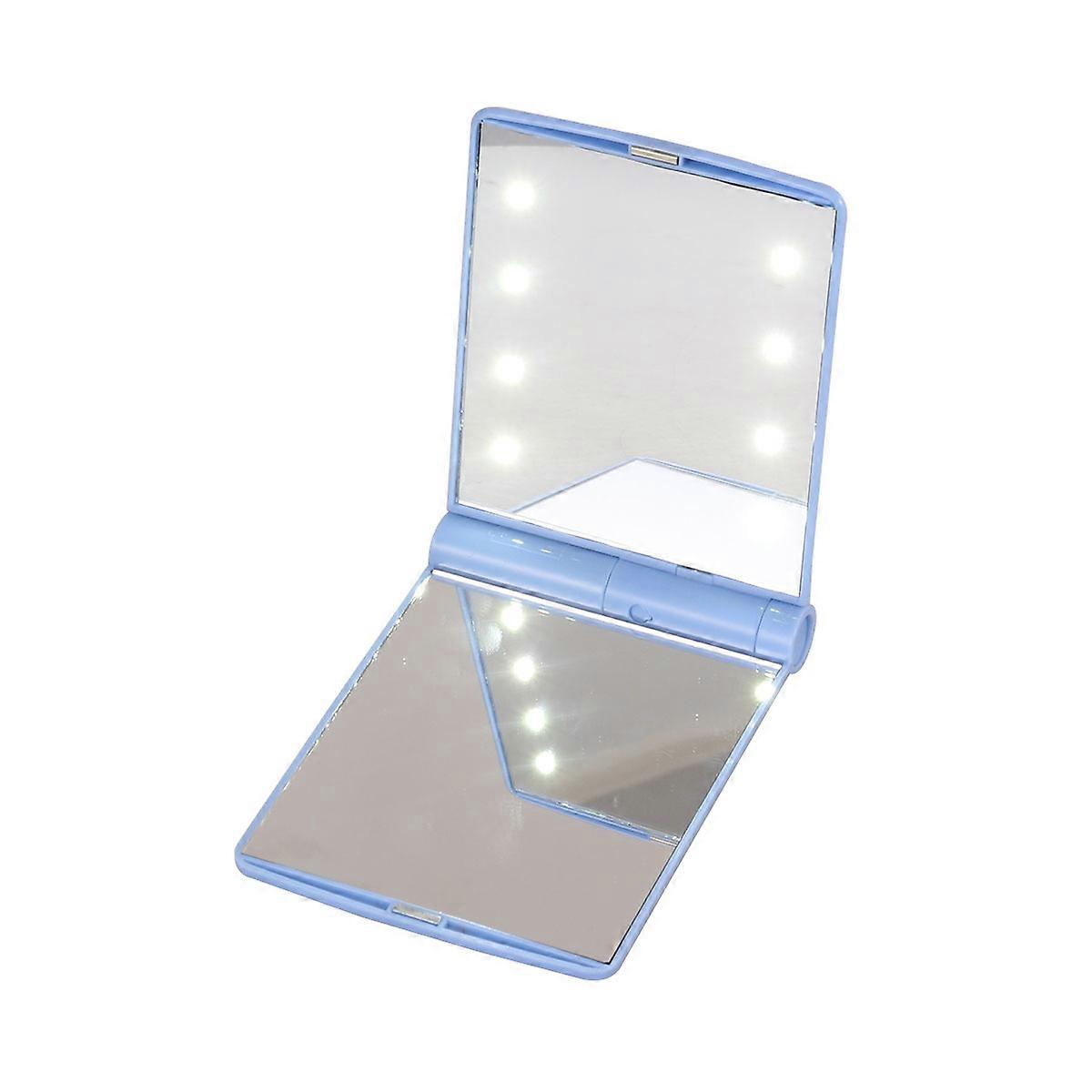 Bright LED Travel Mirror with Foldable Option for Convenient and Lasting Performance