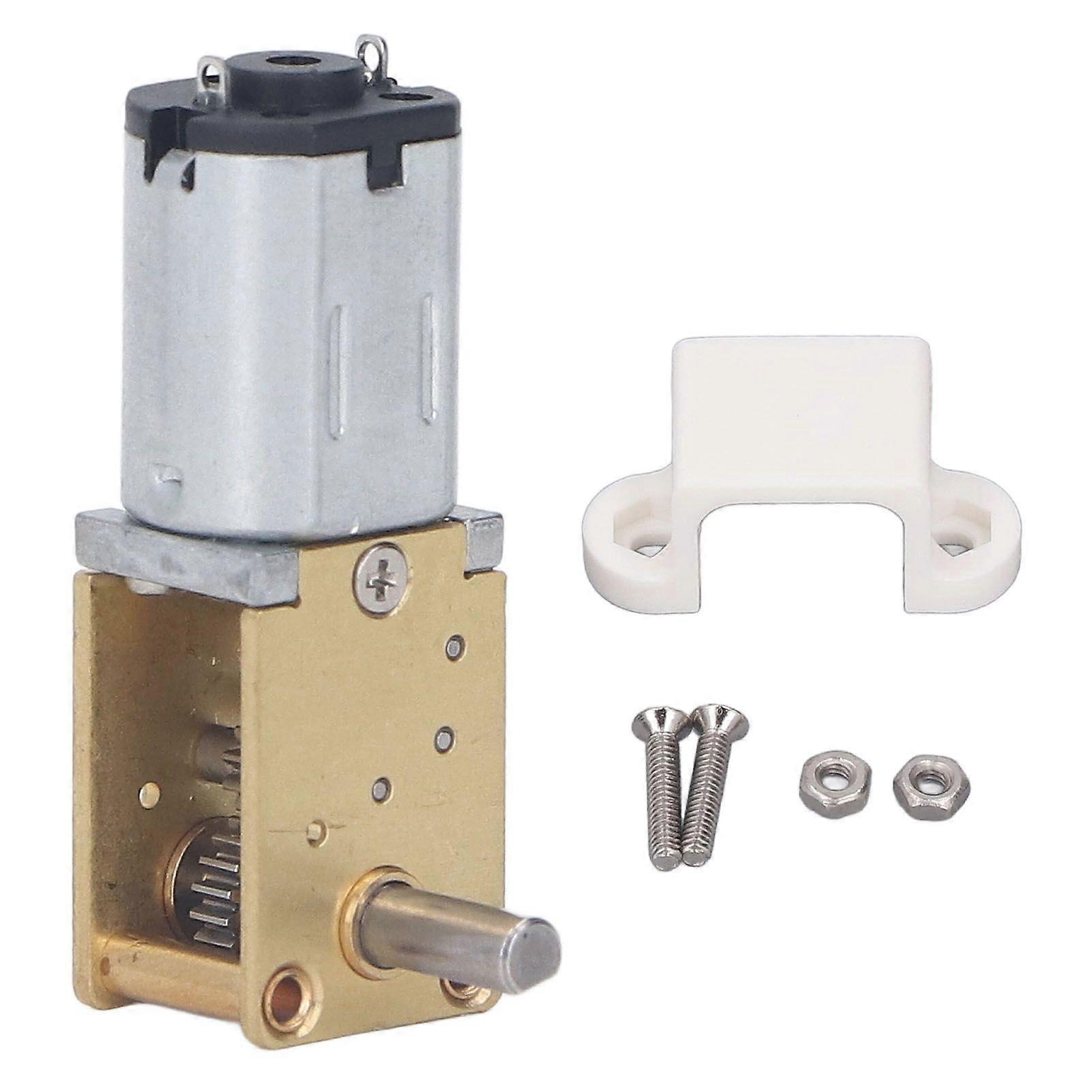 2025 Latest Model  12V DC Geared Motor with Fixed Base Single Shaft Brushed