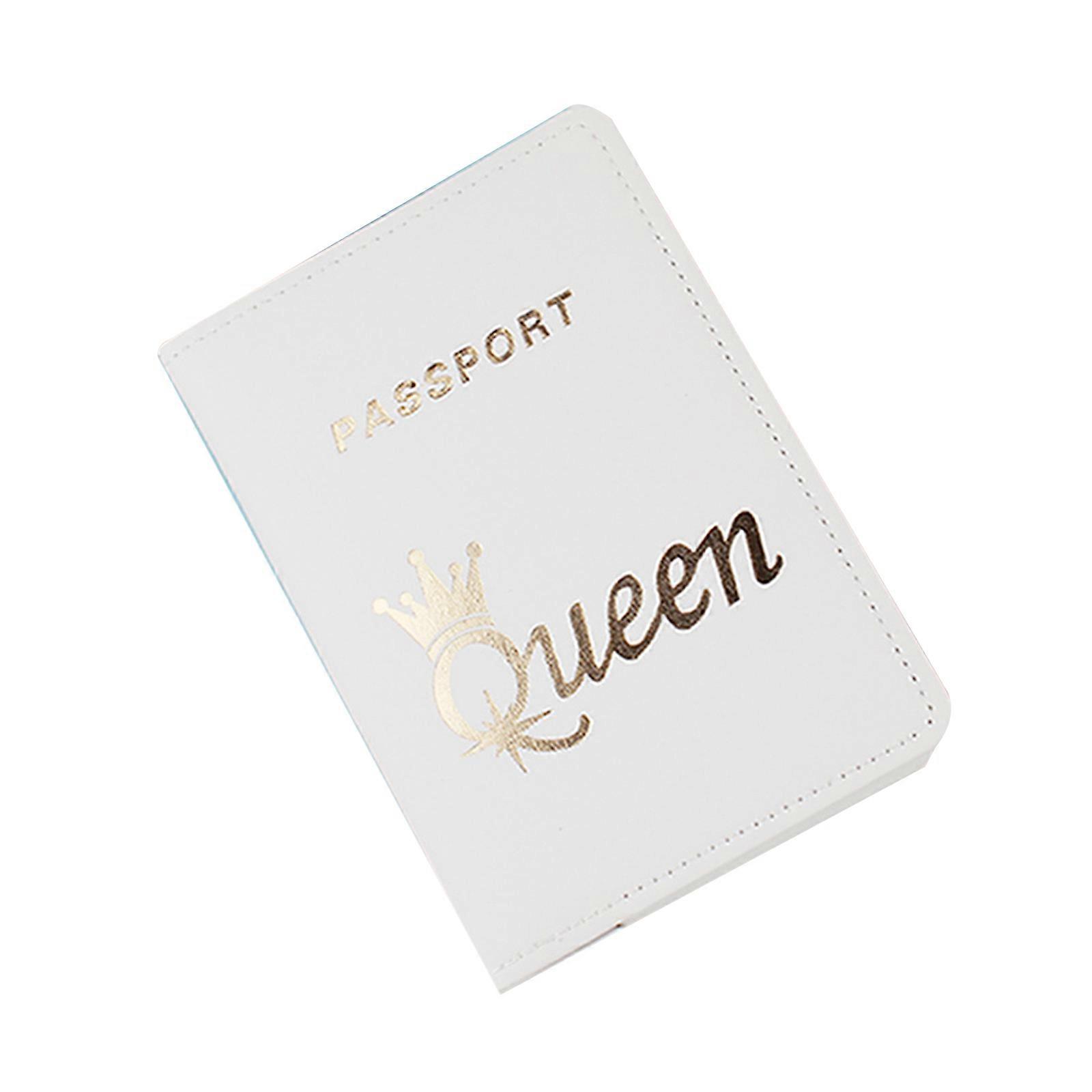 Trendy Passport Holder and Document Organizer Suitable for Business Trips Tourists and Students White