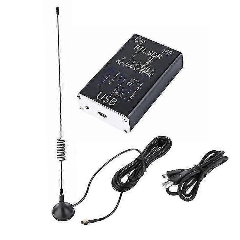 Fullbånds programvareradio RTL-SDR RTL2832U+R820T2-mottaker + antenne