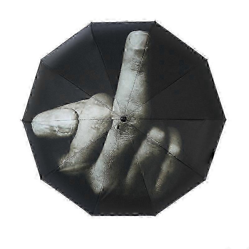 Middle Finger Umbrella Funny Folding Umbrella Creative