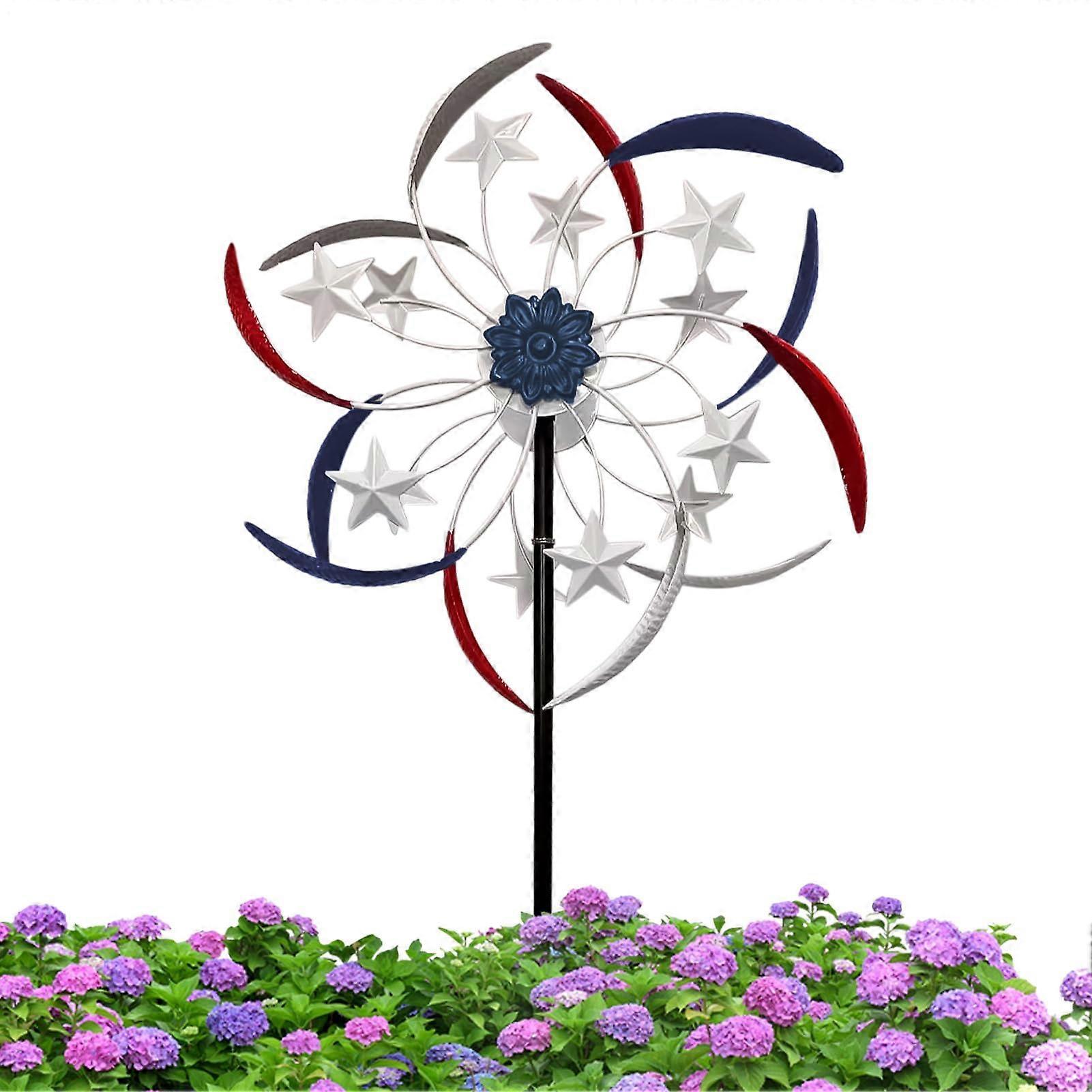 Wind Spinner Outdoor, garden wind spinner, Metal Whirligig Yard Sculpture