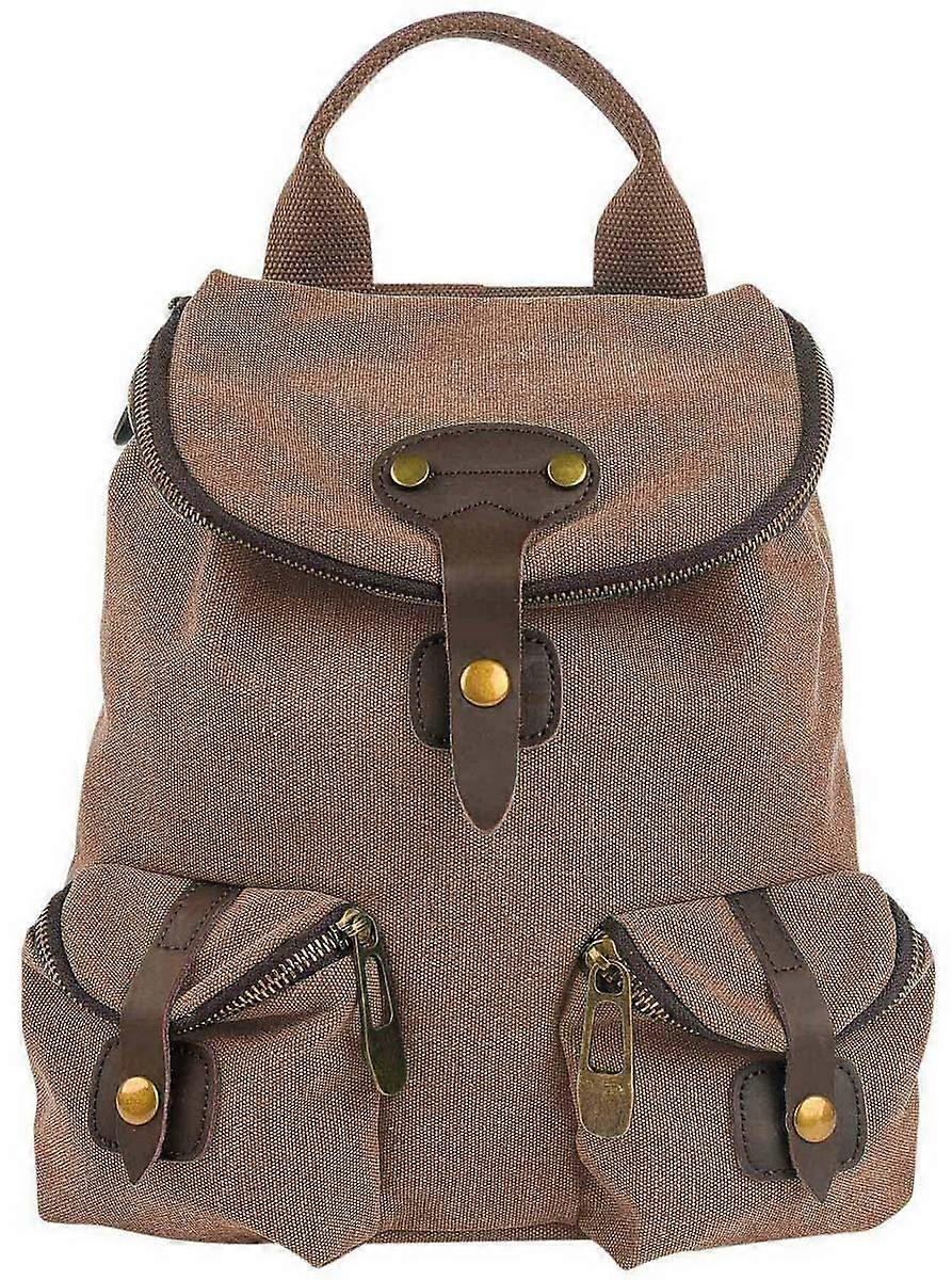ZEDE Saint Paul Small Backpack - Camel Brown