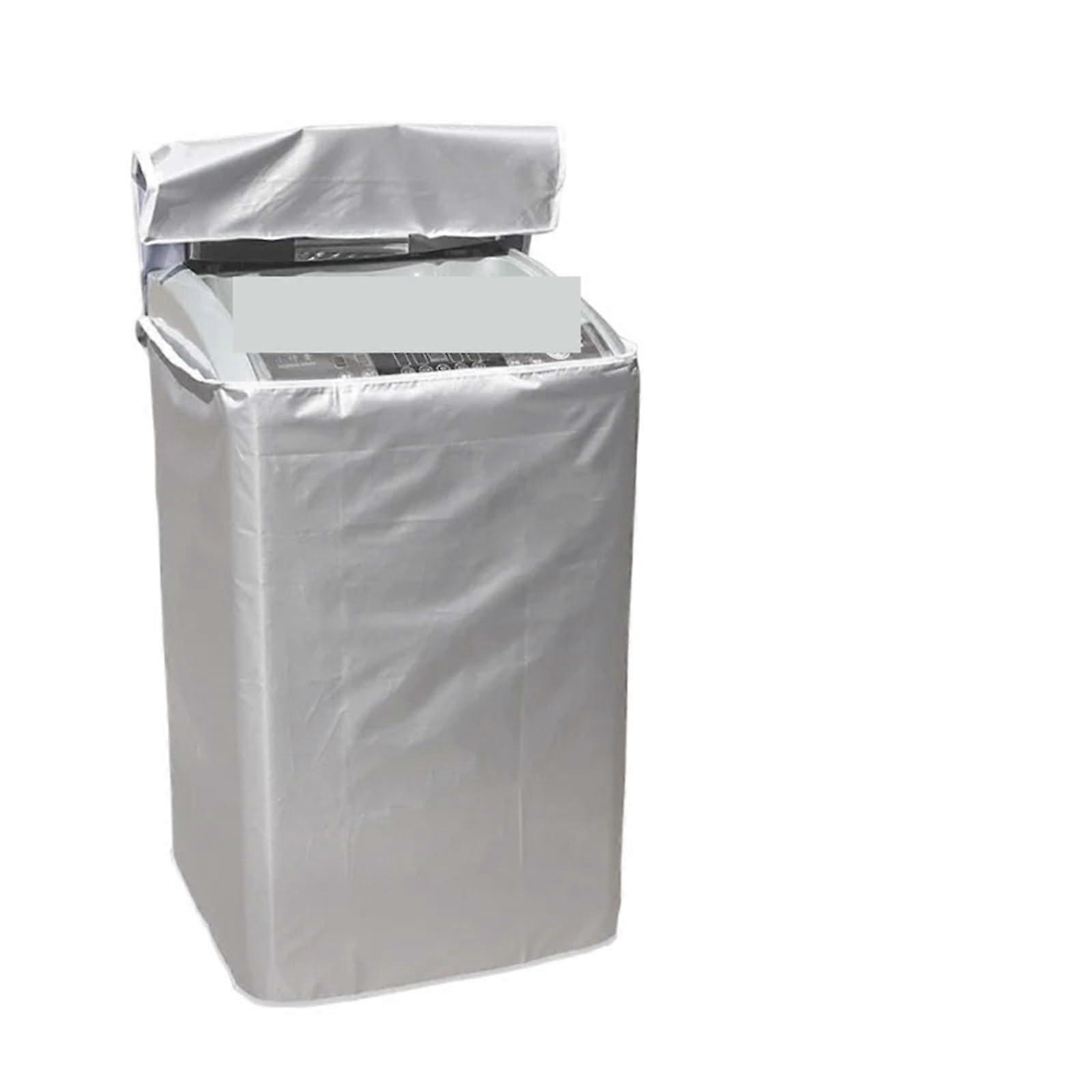 Washing Machine Covers 3-Piece Set Waterproof Front-Loading Washer-Dryer Enclosures Home Use Sizes S-XL 53x55x86 cm