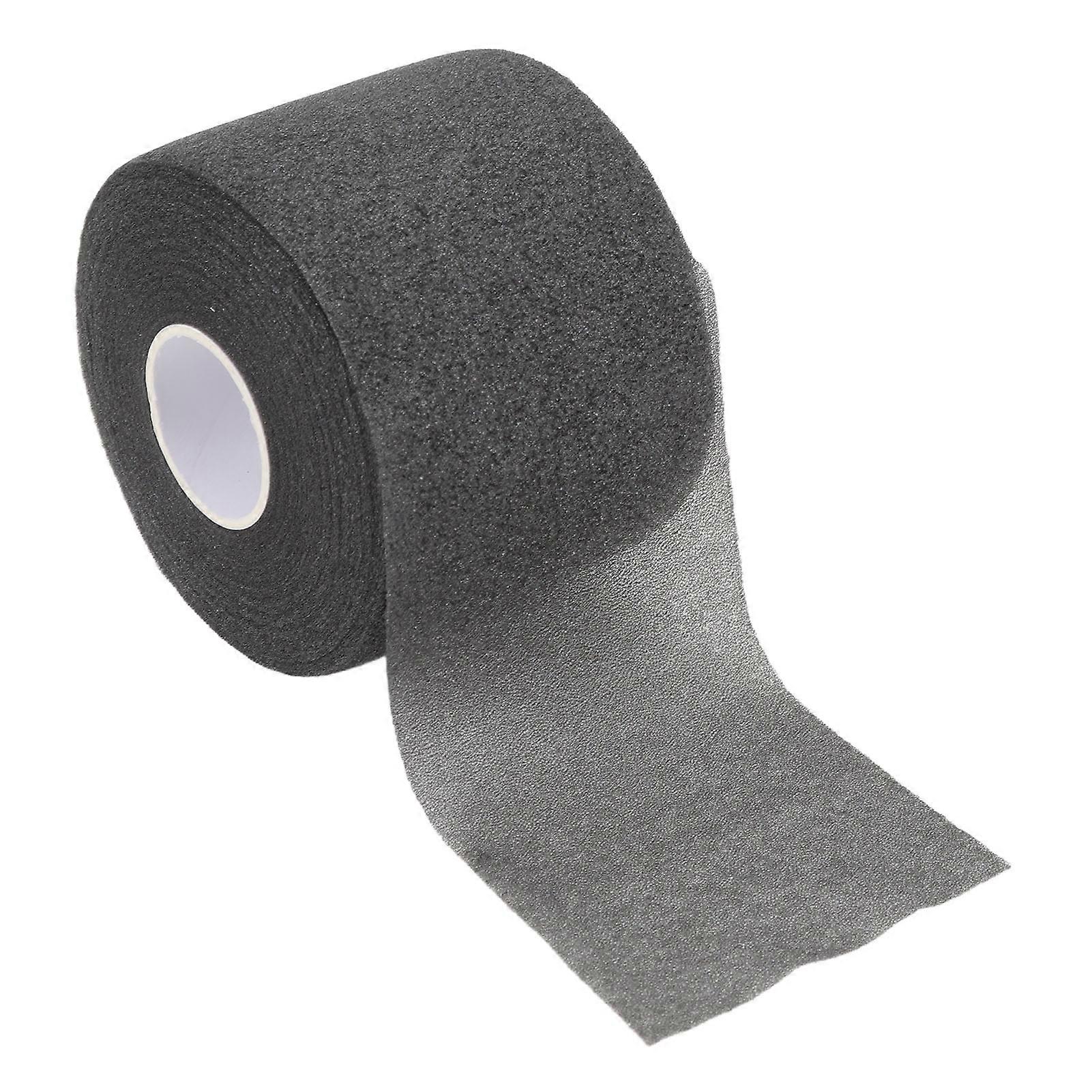 Badminton Racket Cushion Wrap Polyurethane Badminton Racket Shock Absorption Wrap for Tennis Racket Black 