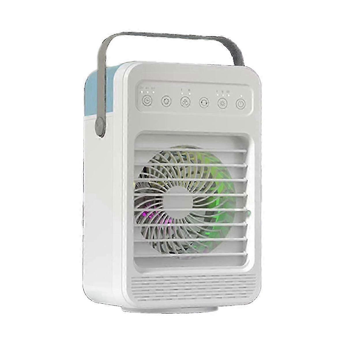Portable Air Conditioner, 4 In 1 Evaporative Air Cooler With 600ml Water Tank, 2/4/6h Timer 4 Speed