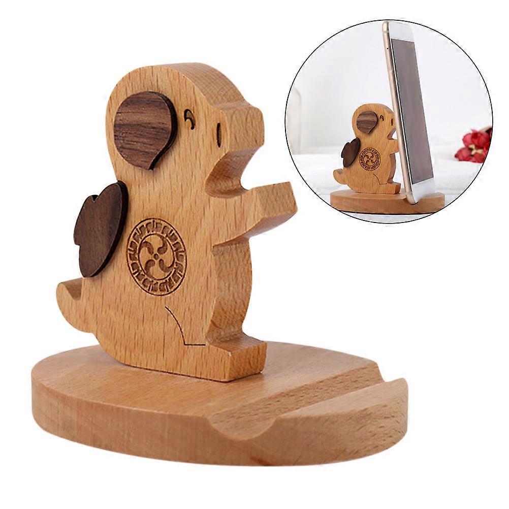 Wooden Mobile Holder, Combining Utility with Aesthetic Appeal, Desk Essential