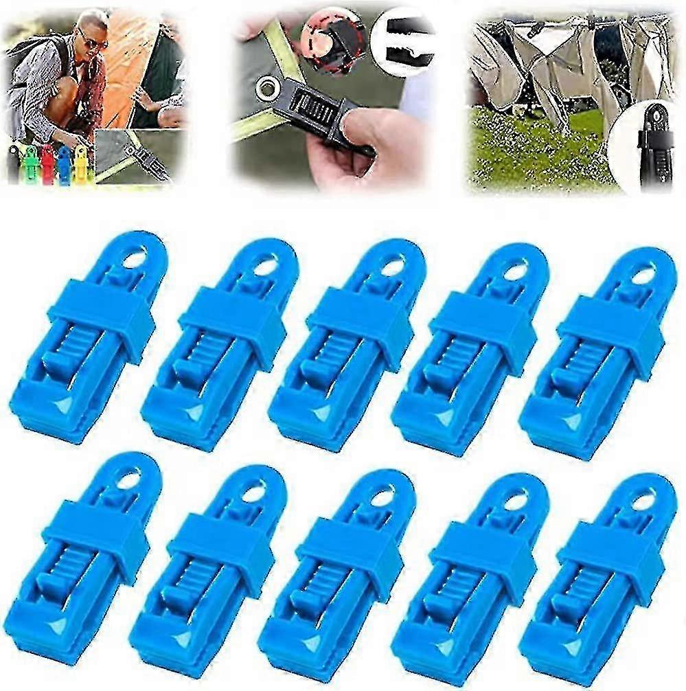10pcs Heavy Duty Adjustable Tarp Latch Handles, Clips d’ombrage en plastique