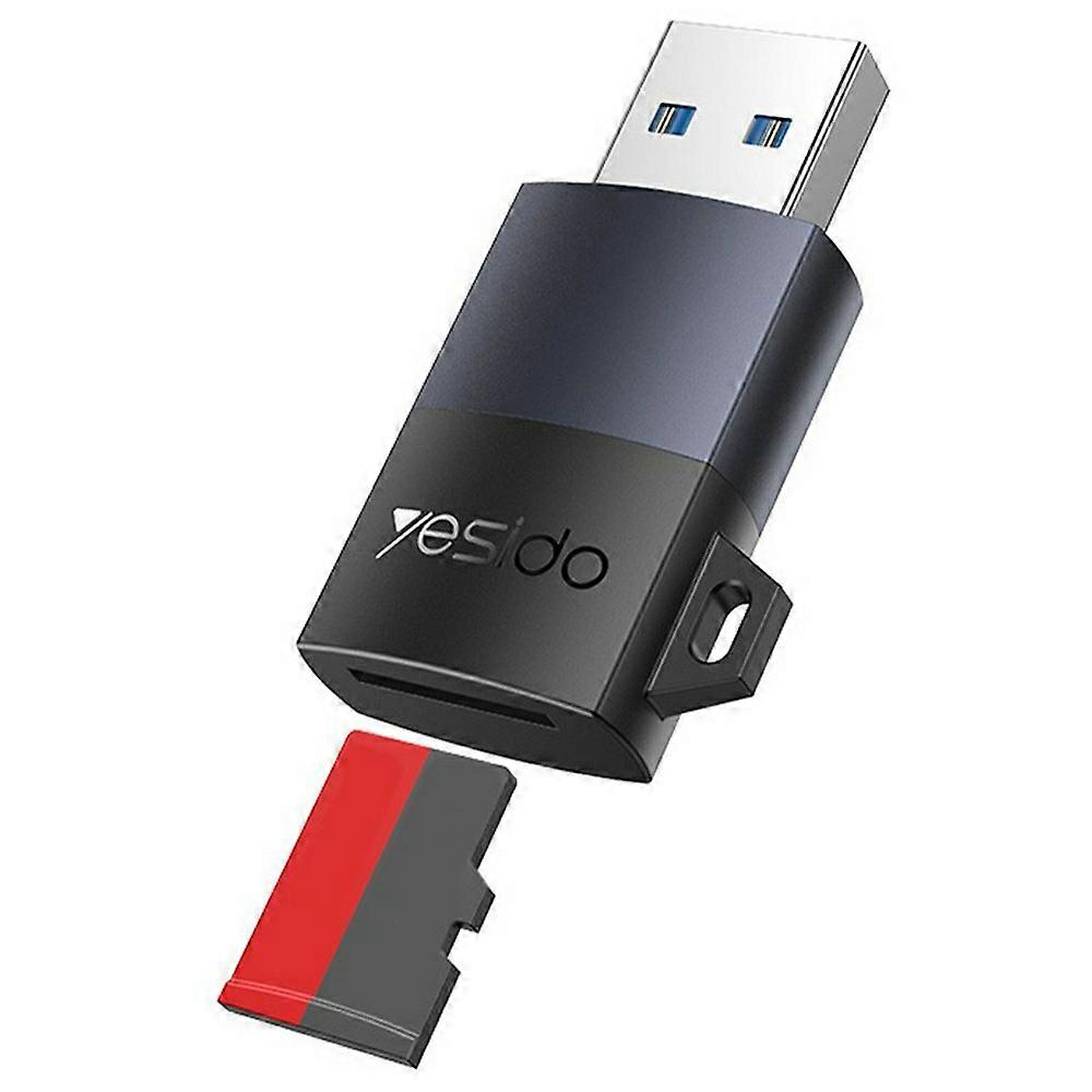 YESIDO GS36 USB 3.0 TF Card Reader High Speed 5Gbps Data Transfer Aluminum Alloy Memory Card Reader