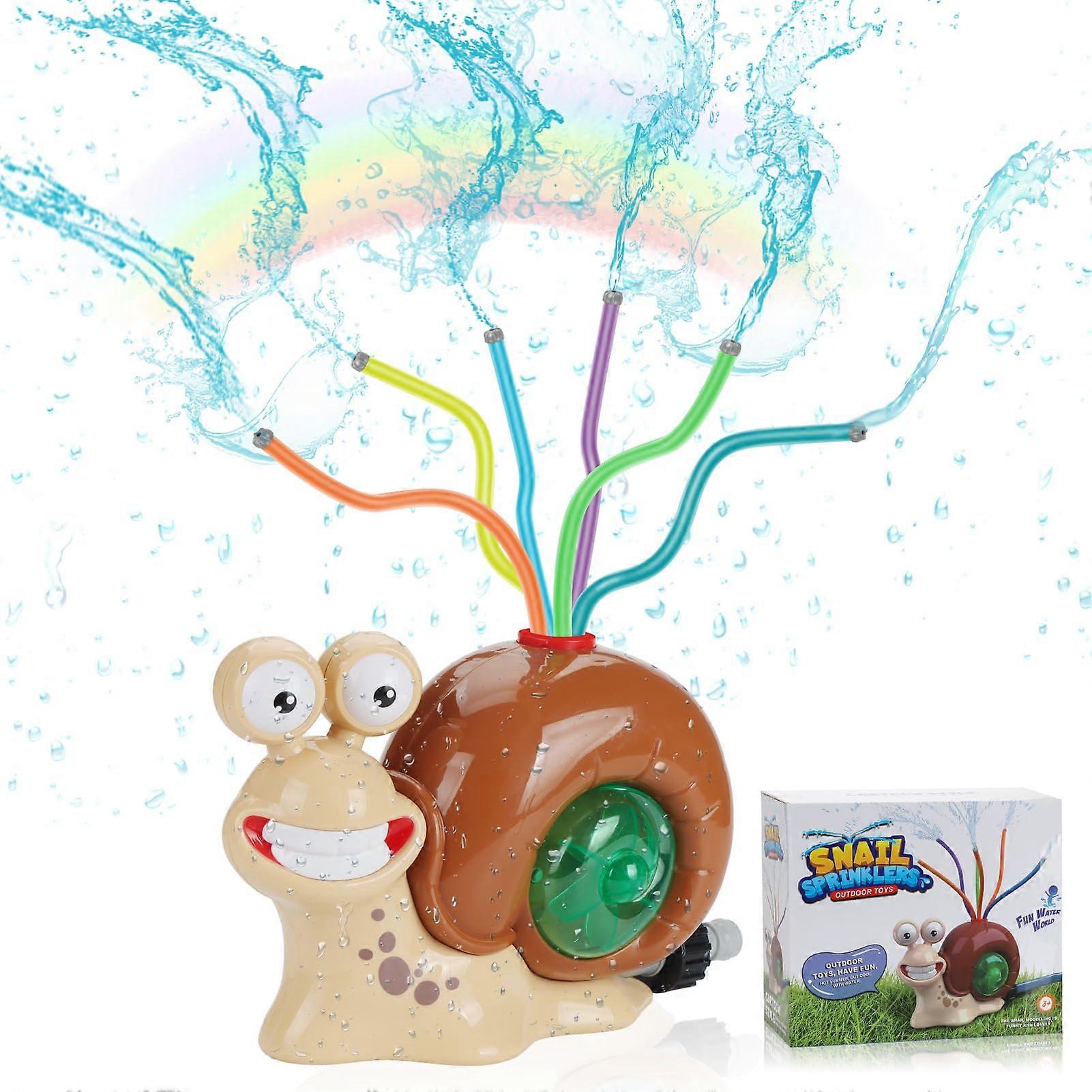 户外喷水、蜗牛洒水器，适合孩子们在夏日嬉戏的乐趣