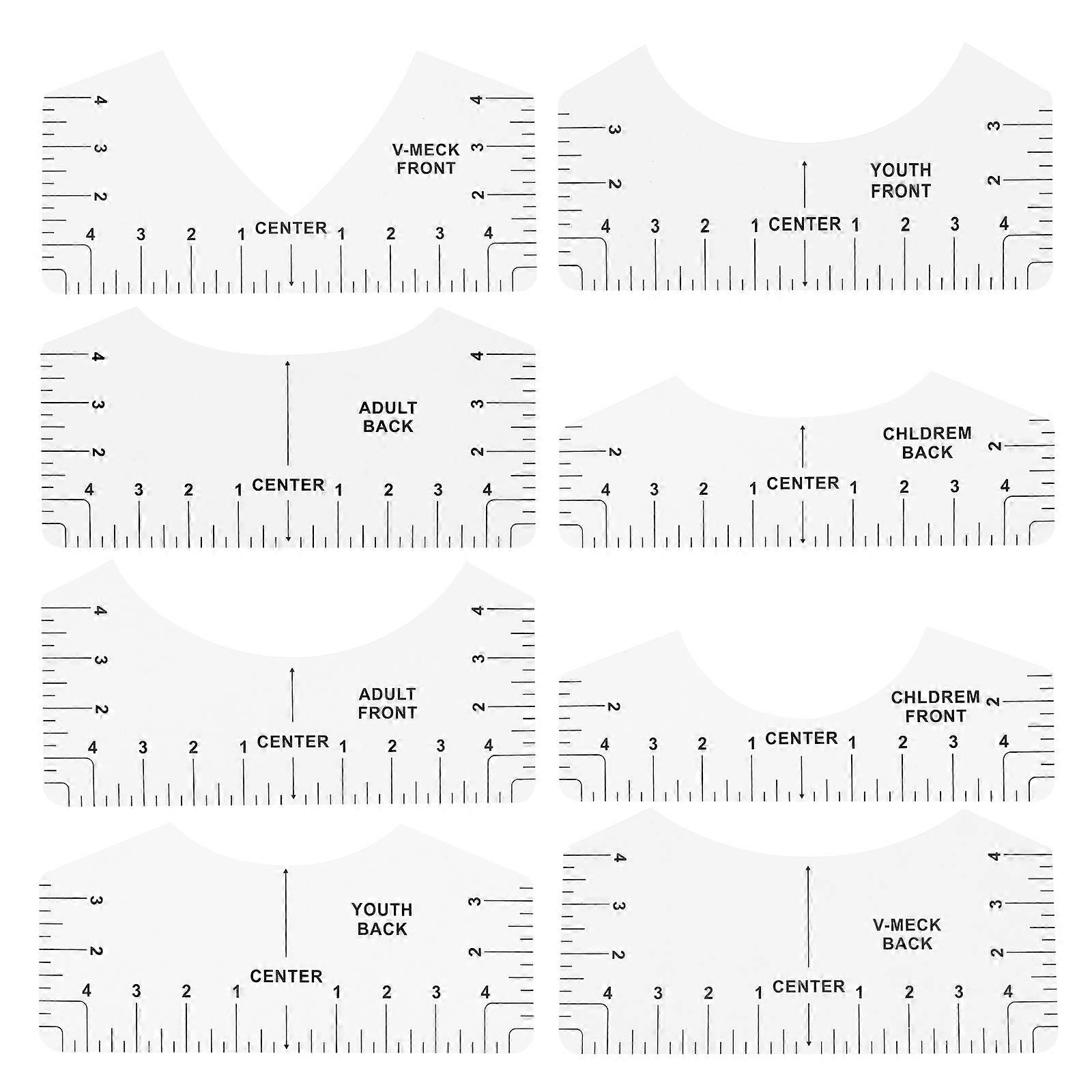 Here's a well structured product description for your **8pcs Shirt Alignment Ruler Set**:
### **8pcs Shirt Alignment Ruler Set – Centering Tool