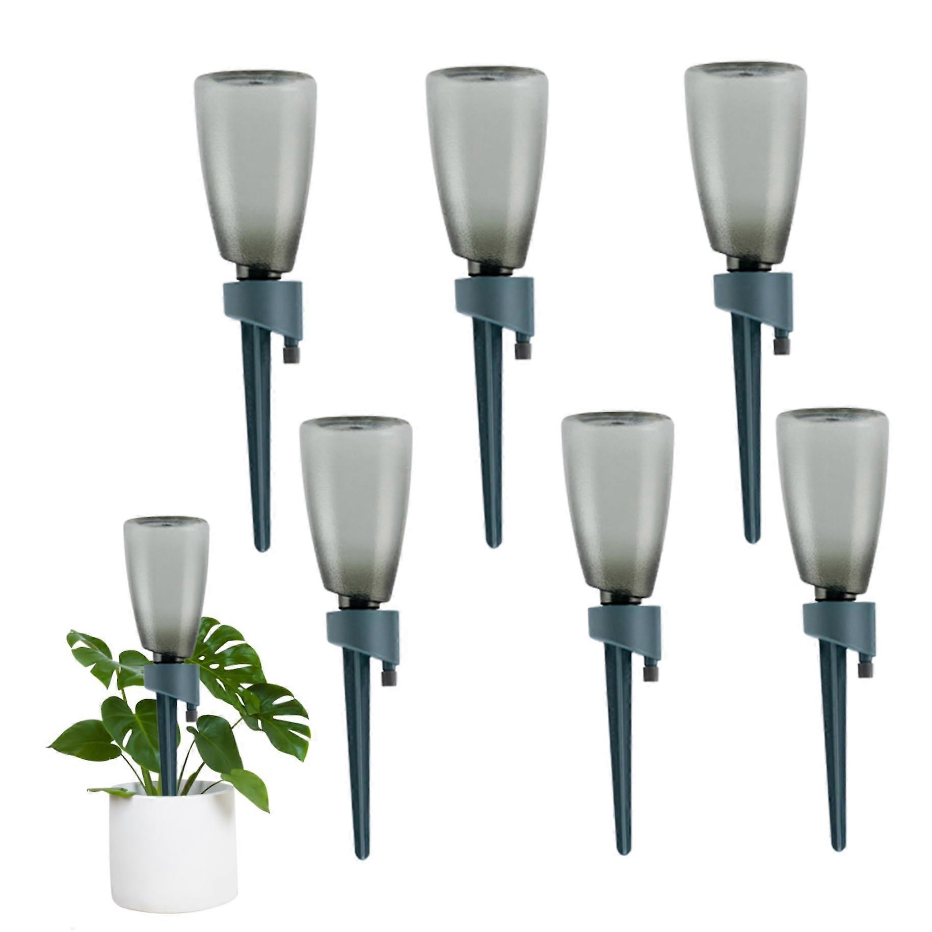 Plant waterers 6pcs with 500ml bottles automatic drip irrigation kits blue