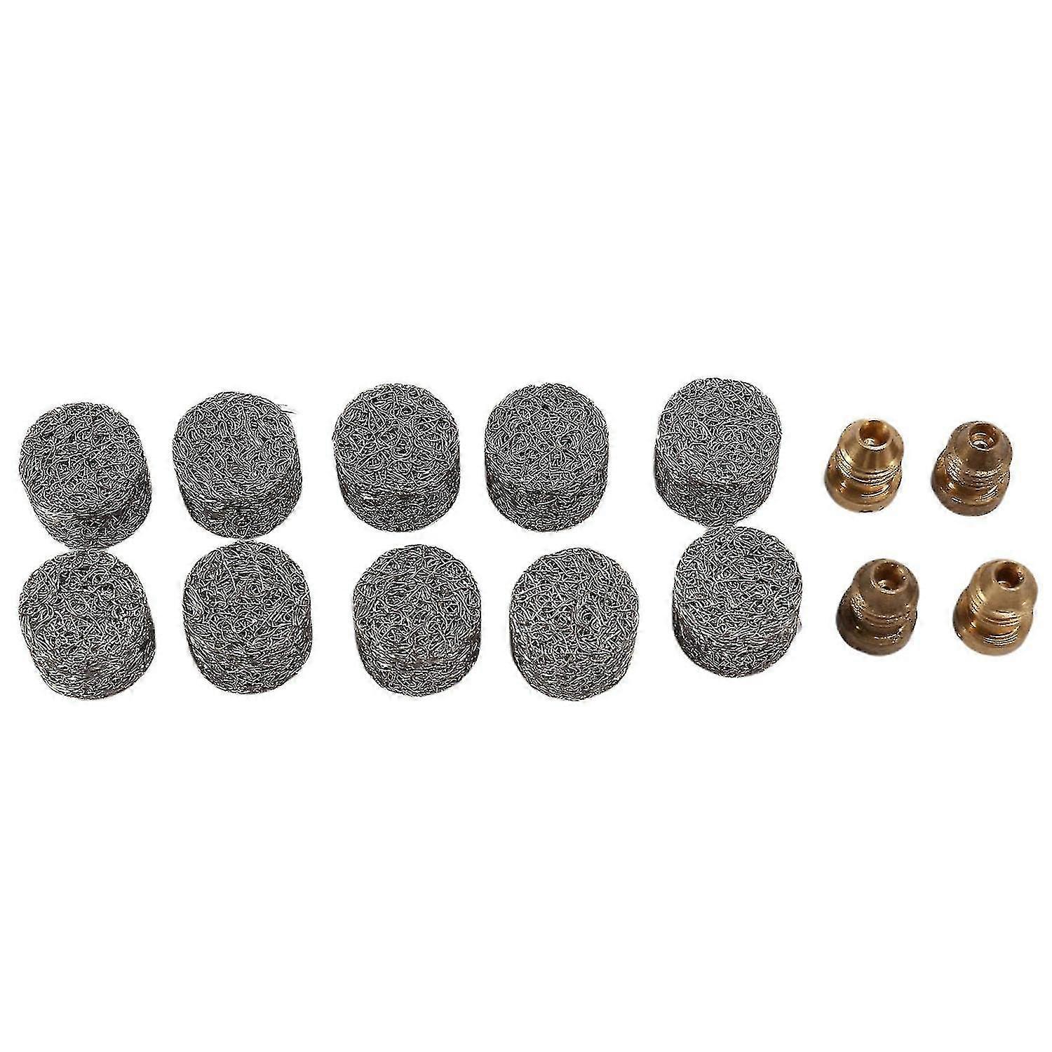 4 Pieces Foam Cannon Orifice Nozzle Tips and 10 Pieces Foam Maker, Universal 1.1 Mm Thread Nozzle A Edition 0618