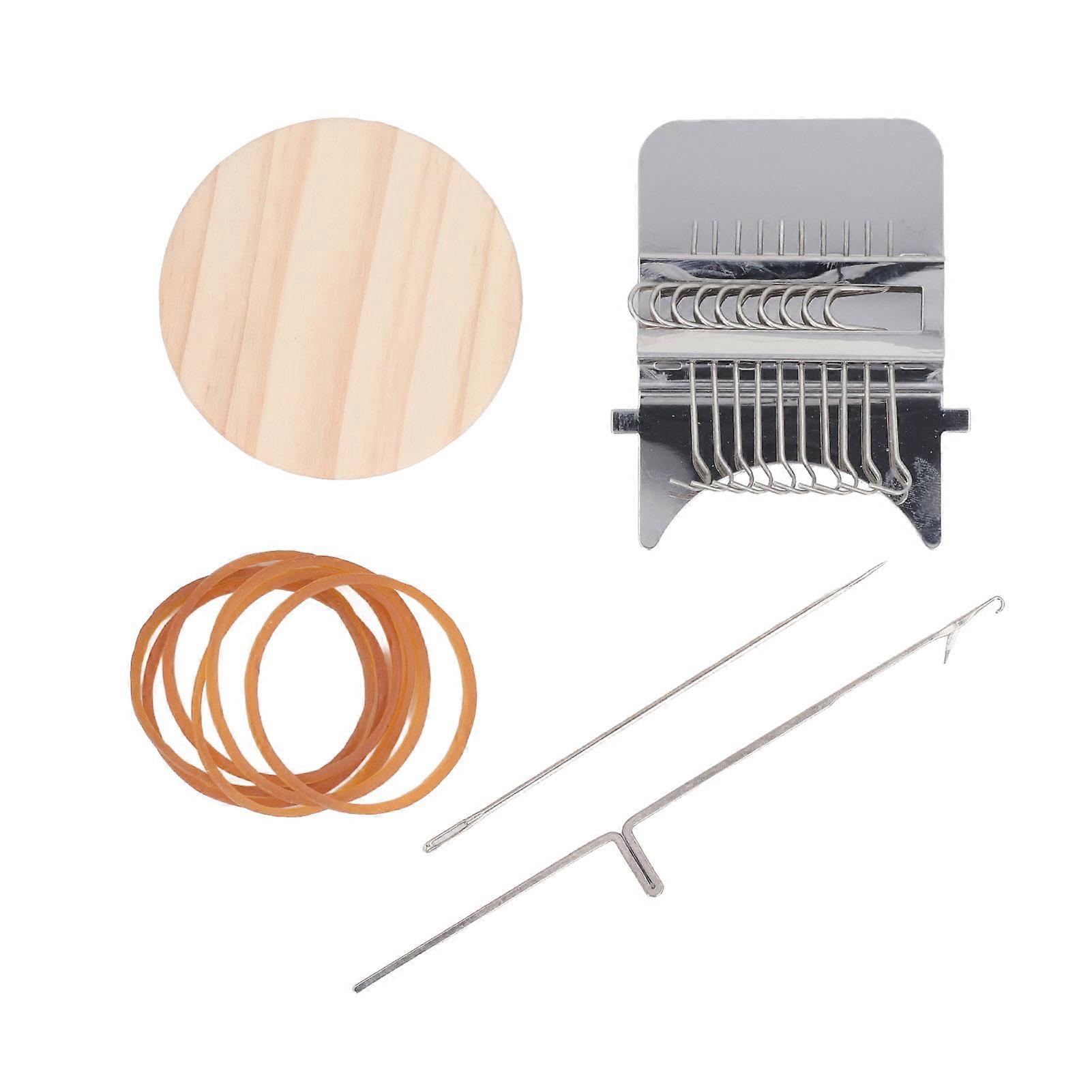 Kit de telar de zurcir manual portátil multipropósito, multipropósito, eficiente para remendar pantalones, calcetines, ropa