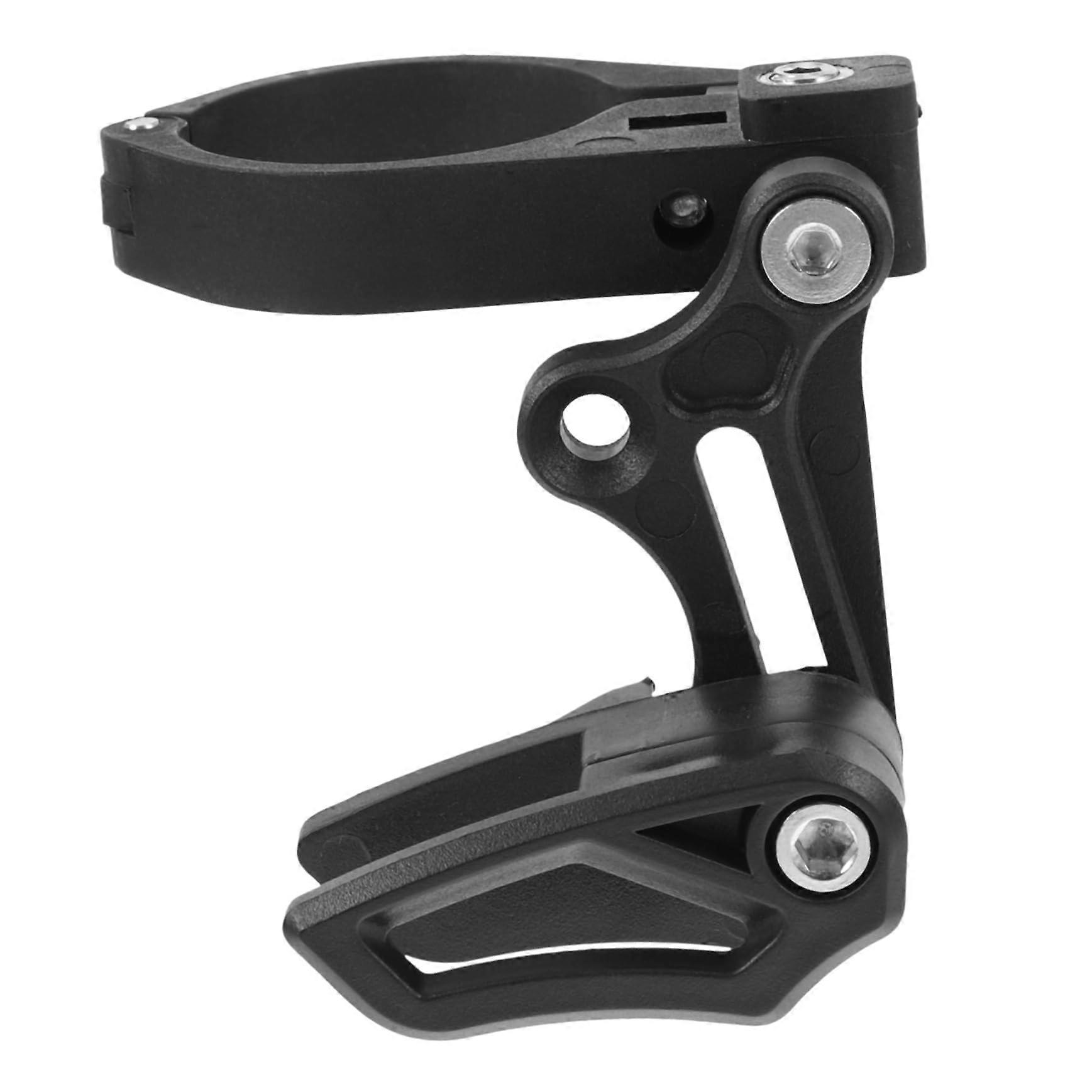 Bicycle Chain Guard Stabiliser Chain Catcher Tool Black Aluminium Alloy for Enhanced Chain Protection and Stabilisation