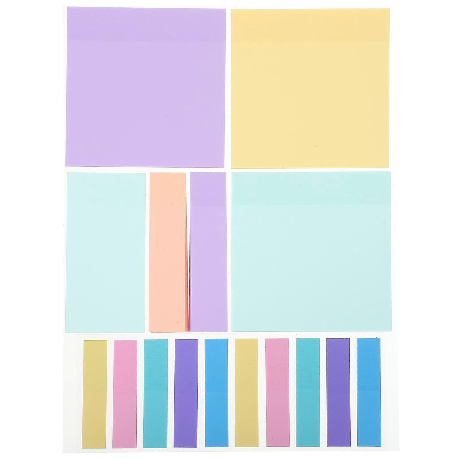 Cute Memo Pads Non Stickers Reading Home Users Adhesive Repositionable 500Pcs