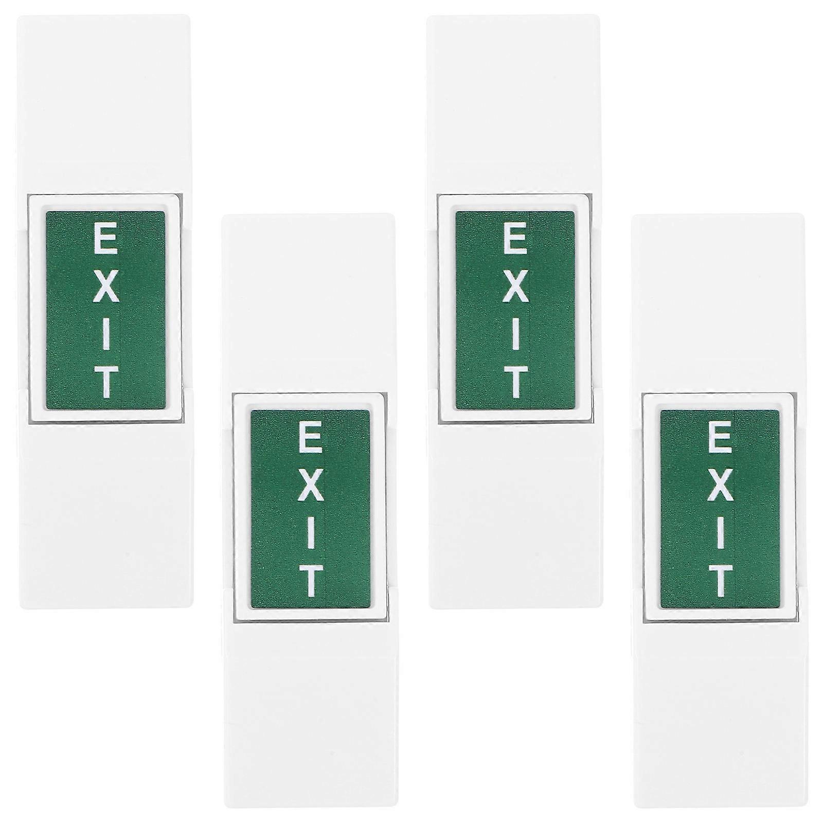 Gate Exit Push Button 7.50X2.50X1.50CM Quick Door Release For Stores