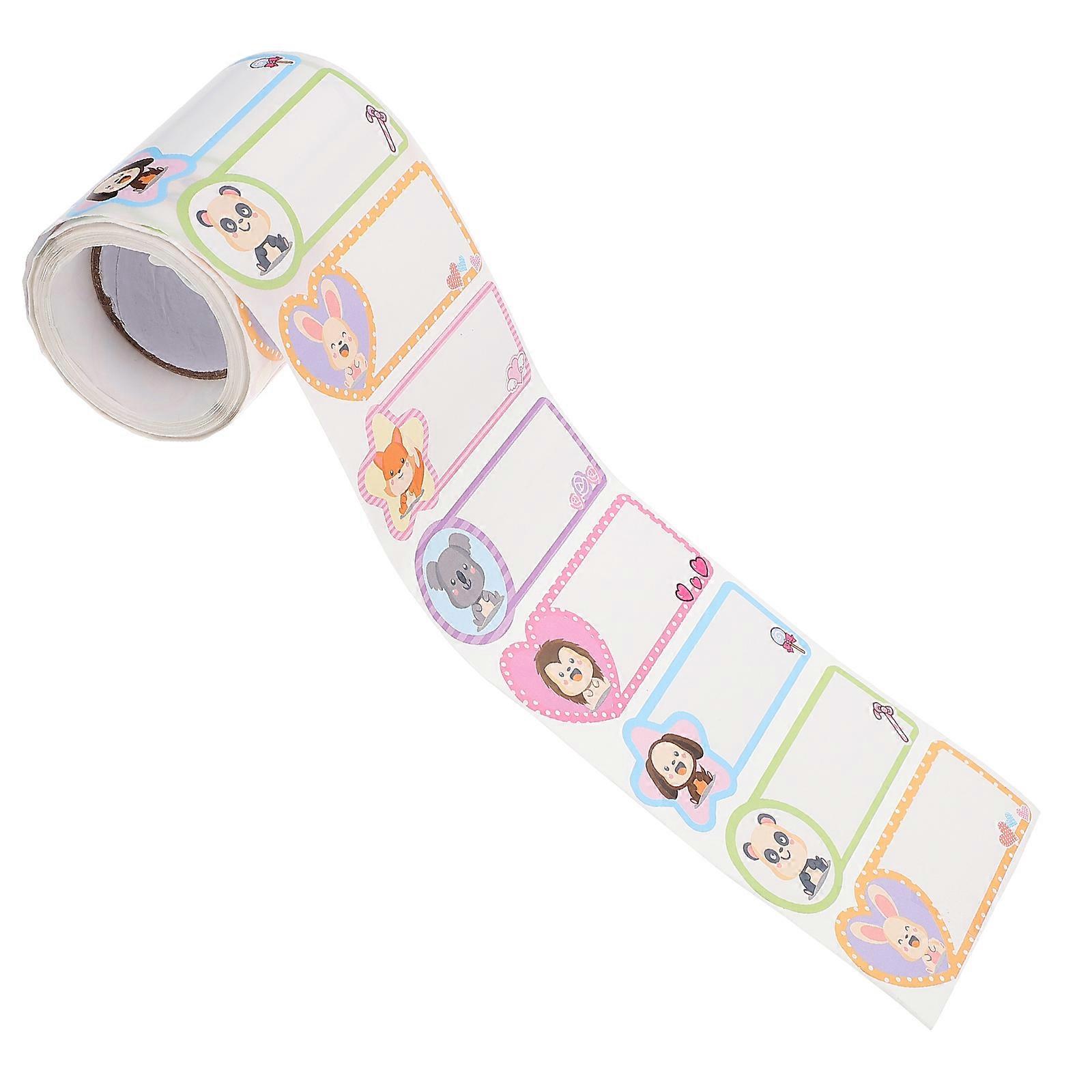DIY Labeling Stickers Assorted Color Writing Surface present Labeling 1 Roll